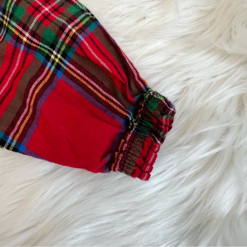 Holiday Plaid Flannel Dress - Picture 3 of 5